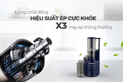 Máy ép chậm Sunhouse SHD5512 – ảnh 3