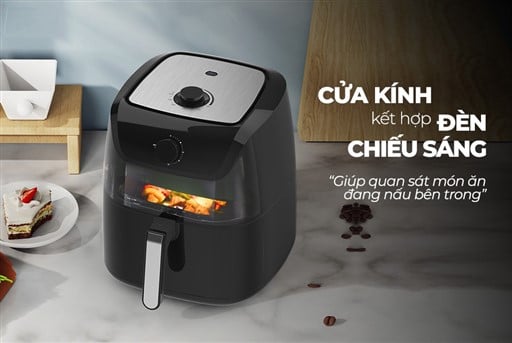 Nồi chiên không dầu 6L Sunhouse SHD4028 – ảnh 4