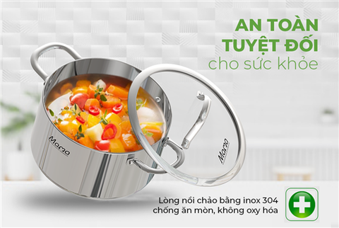 Bộ nồi inox đa lớp Sunhouse Mama SHG701