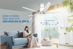 Quạt trần 5 cánh có đèn Sunhouse apex APF7680W ảnh 8