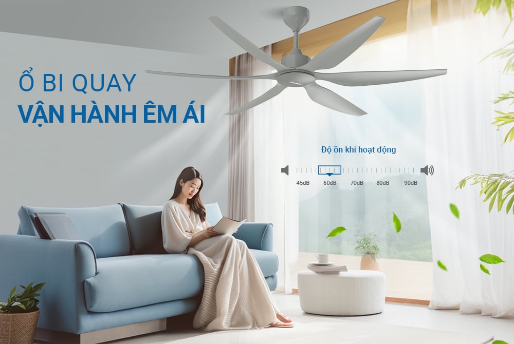 Quạt trần 6 cánh Sunhouse apex APF7693 – ảnh 7