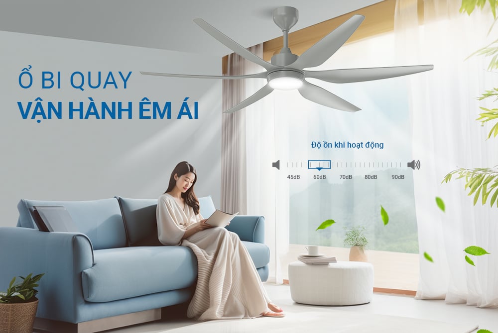 Quạt trần Sunhouse apex 6 cánh APF7698 – ảnh 7