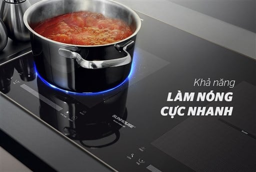 Bếp đôi điện từ Sunhouse SHB16-HP – ảnh 4