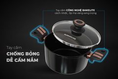 Bộ nồi chống dính ultra titanium Sunhouse ST2210B ảnh 4