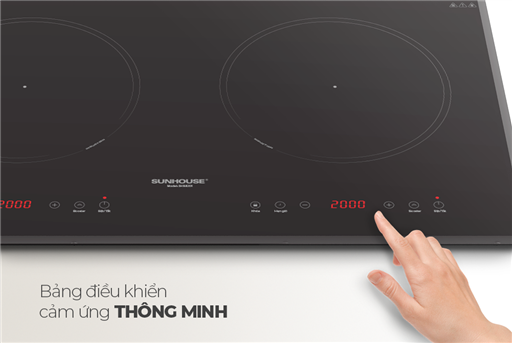 Bếp đôi điện từ Sunhouse SHB8201 – ảnh 3