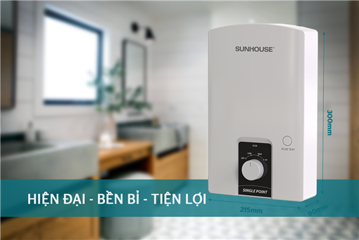 Máy nước nóng trực tiếp Sunhouse SHA9452OP – ảnh 5