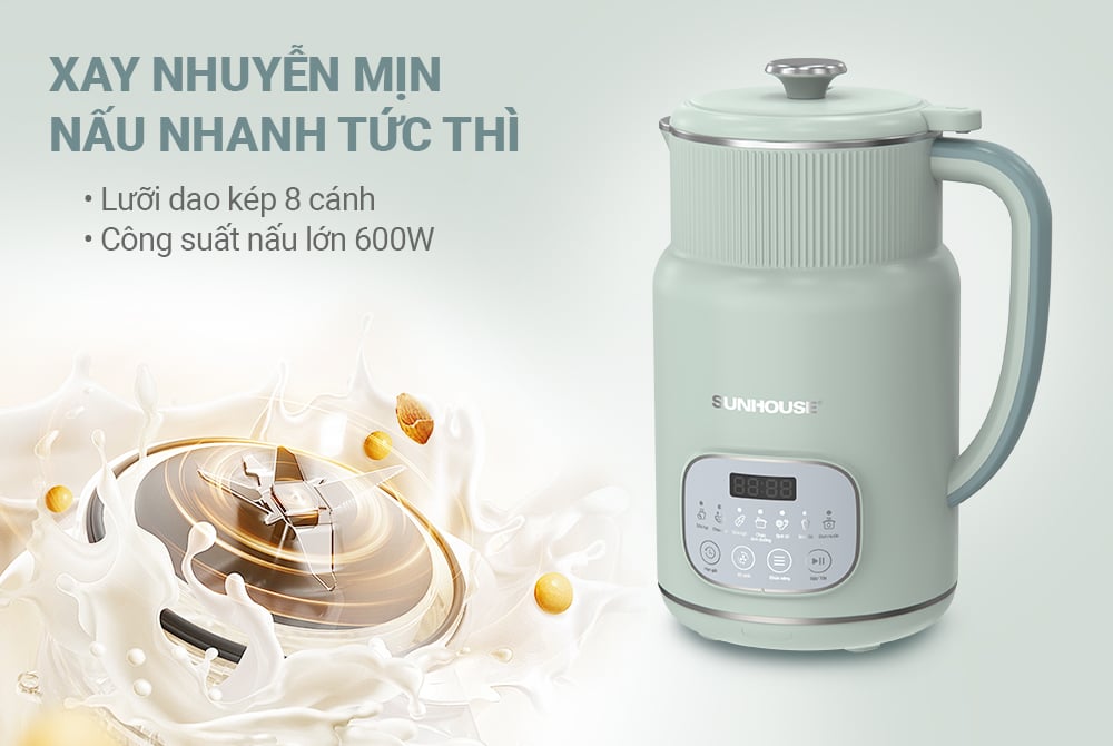 Máy làm sữa hạt đa năng Sunhouse SHD5260 – ảnh 6