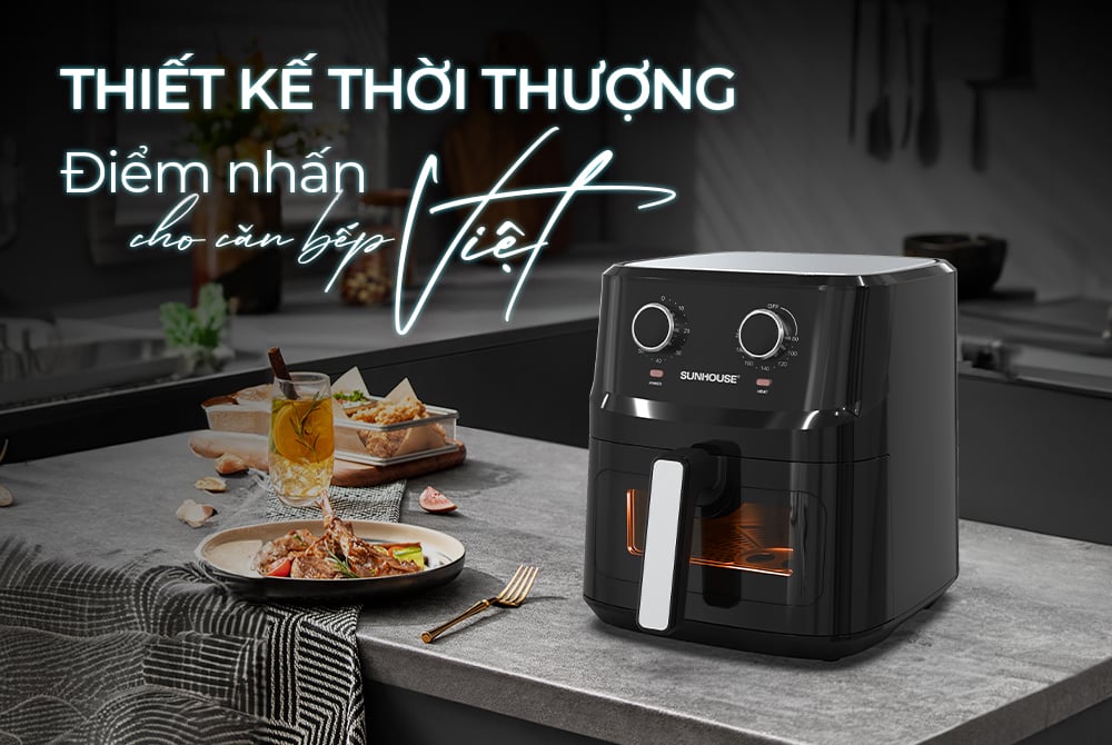 Nồi chiên không dầu 6.5L Sunhouse SHD4030 – ảnh 6