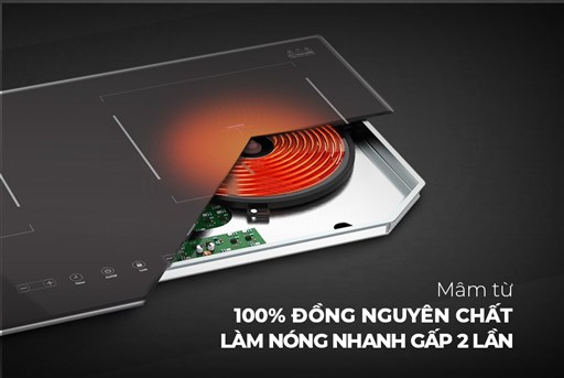 Bếp đôi điện từ Sunhouse SHB DI69-BN – ảnh 6