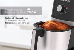 Nồi chiên không dầu 6L Sunhouse SHD4027 ảnh 4