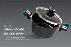 Nồi chống dính ultra titanium Sunhouse ST2210B-20 ảnh 4