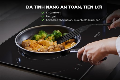 Bếp đôi điện từ Sunhouse SHB999HP – ảnh 7