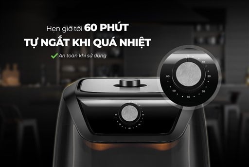 Nồi chiên không dầu 6L Sunhouse SHD4028 – ảnh 7