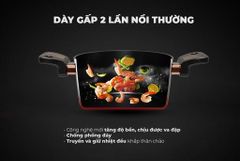 Nồi chống dính ultra titanium Sunhouse ST2210B-24 ảnh 5