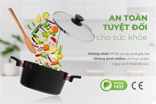 Bộ nồi chống dính ultra titanium Sunhouse ST2210B – ảnh 7