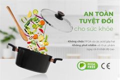 Bộ nồi chống dính ultra titanium Sunhouse ST2210B ảnh 7