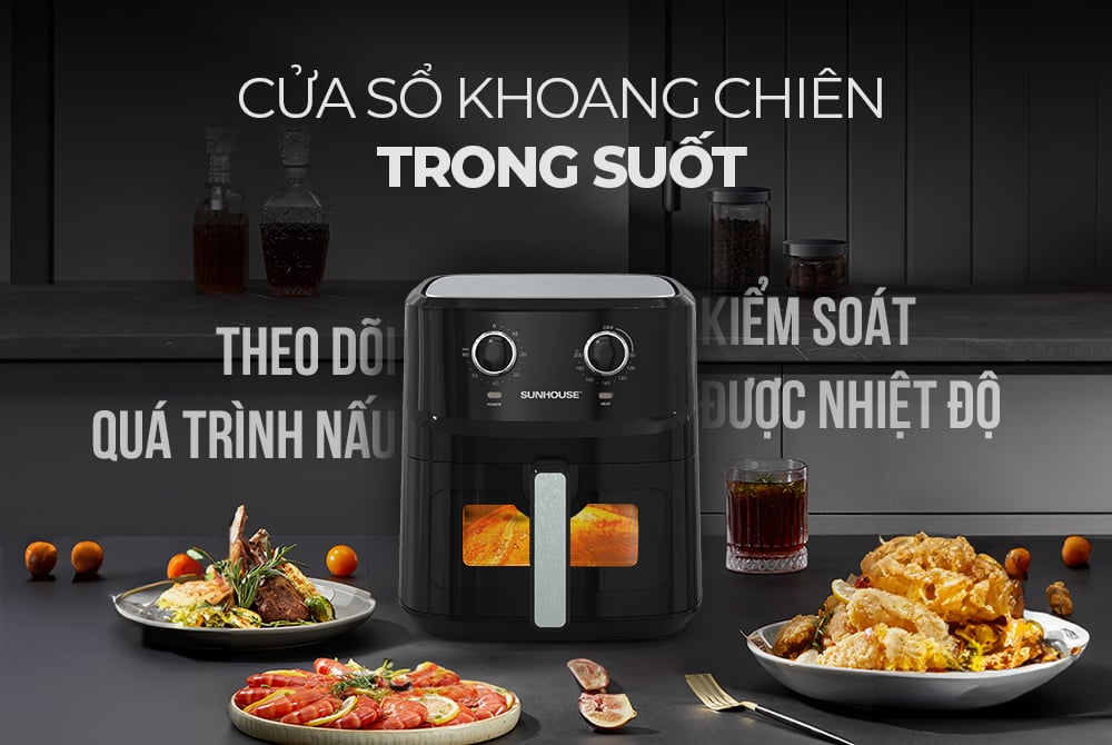 Nồi chiên không dầu 6.5L Sunhouse SHD4030 – ảnh 7