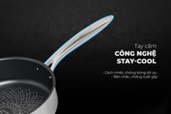 Chảo inox 3 lớp ultra titanium Sunhouse STI26M ảnh 6