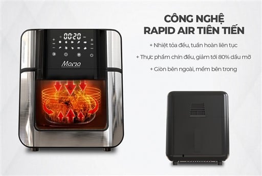 Nồi chiên không dầu 15L Sunhouse Mama SHD4088 – ảnh 7