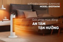 Sưởi điện ceramic Sunhouse SHD7060W ảnh 5