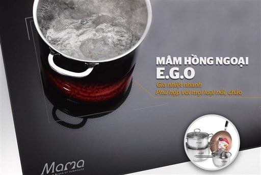 Bếp đôi điện từ hồng ngoại Sunhouse Mama MMB9986 – ảnh 4