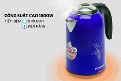Ấm siêu tốc inox 2 lớp 1.7 l Sunhouse SHD1382B ảnh 4