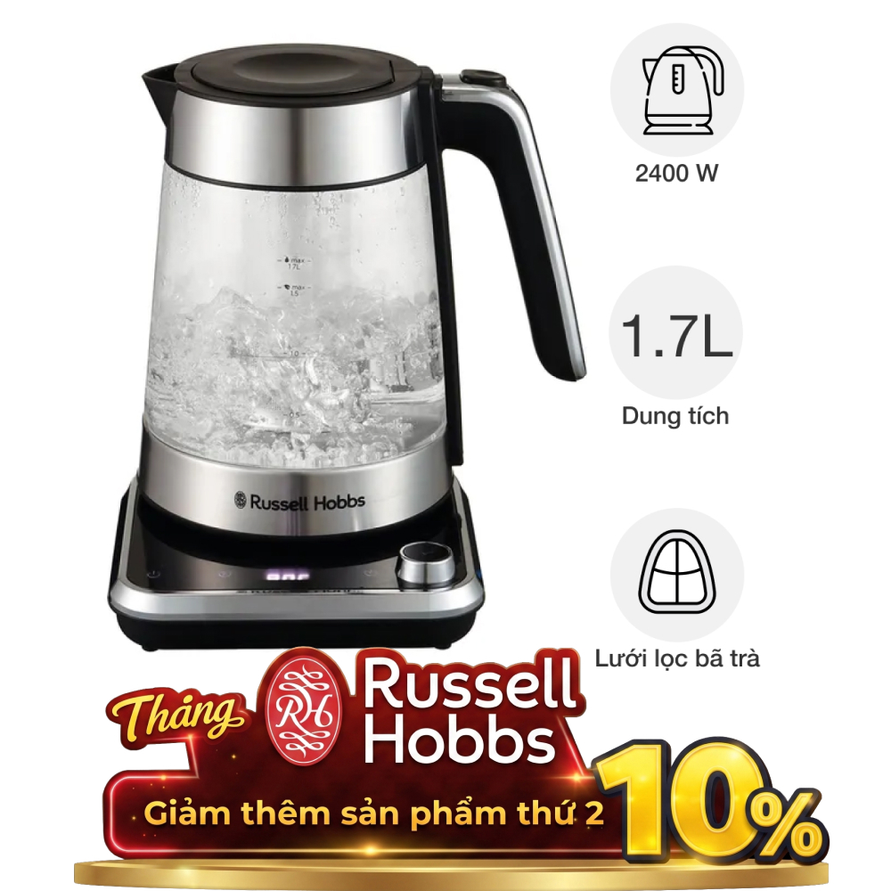 Ấm đun siêu tốc pha trà Russell Hobbs 26200-70 Attentiv