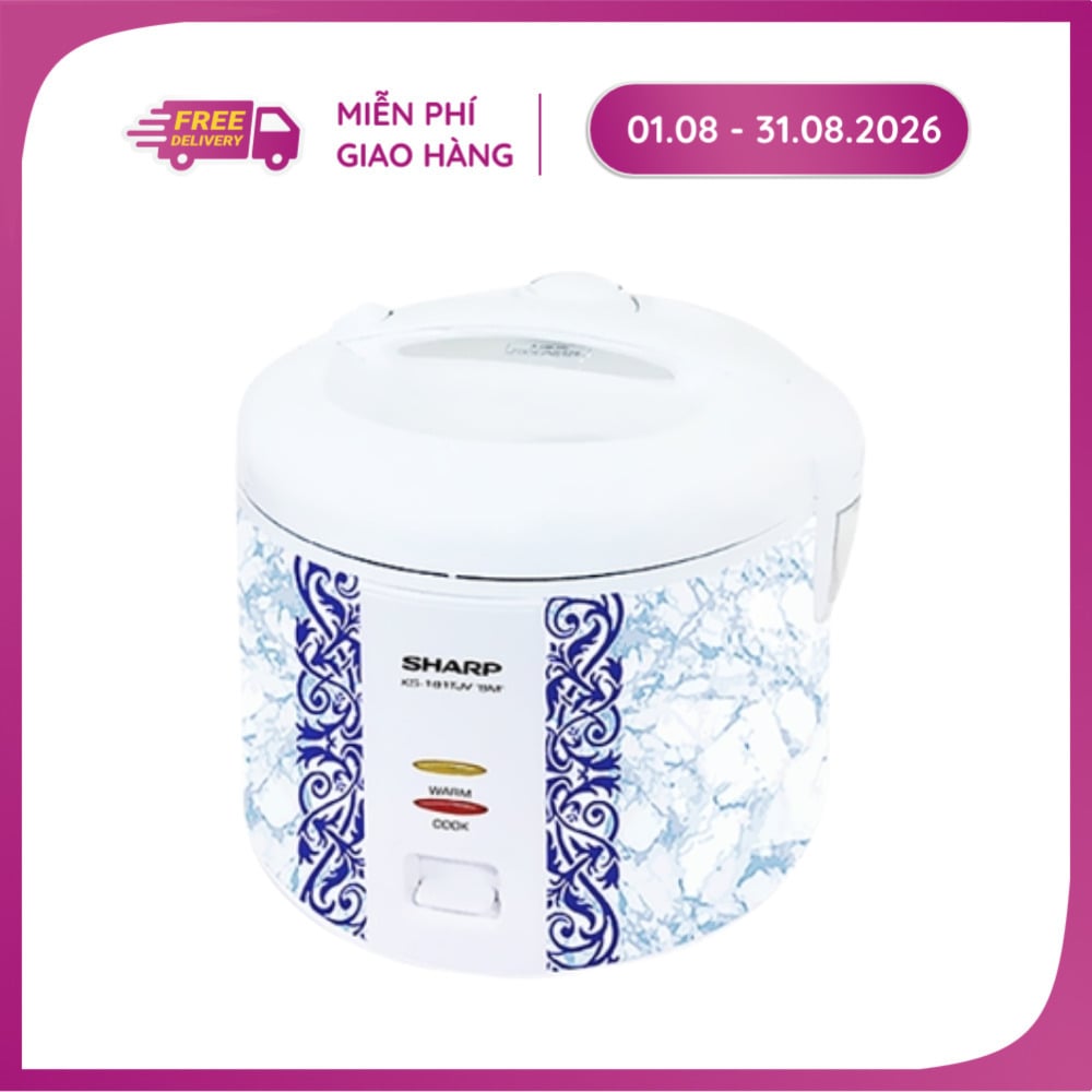 Nồi cơm chống dính Sharp 1.8 lít KS-181TJV-BM – ảnh 8