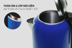 Ấm siêu tốc inox 2 lớp 1.7 l Sunhouse SHD1382B ảnh 2