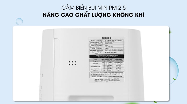 Máy lọc không khí Cuckoo CAC-C1220FW 33W – ảnh 5