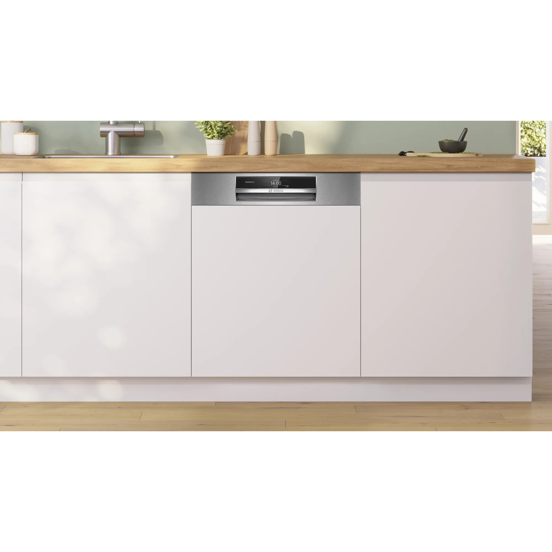 Máy rửa chén Bosch SMI8TCS01E Series 8 Bán Âm trong không gian sống
