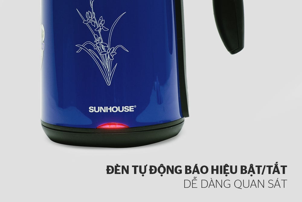 Ấm siêu tốc inox 2 lớp 1.7 l Sunhouse SHD1382B – ảnh 6