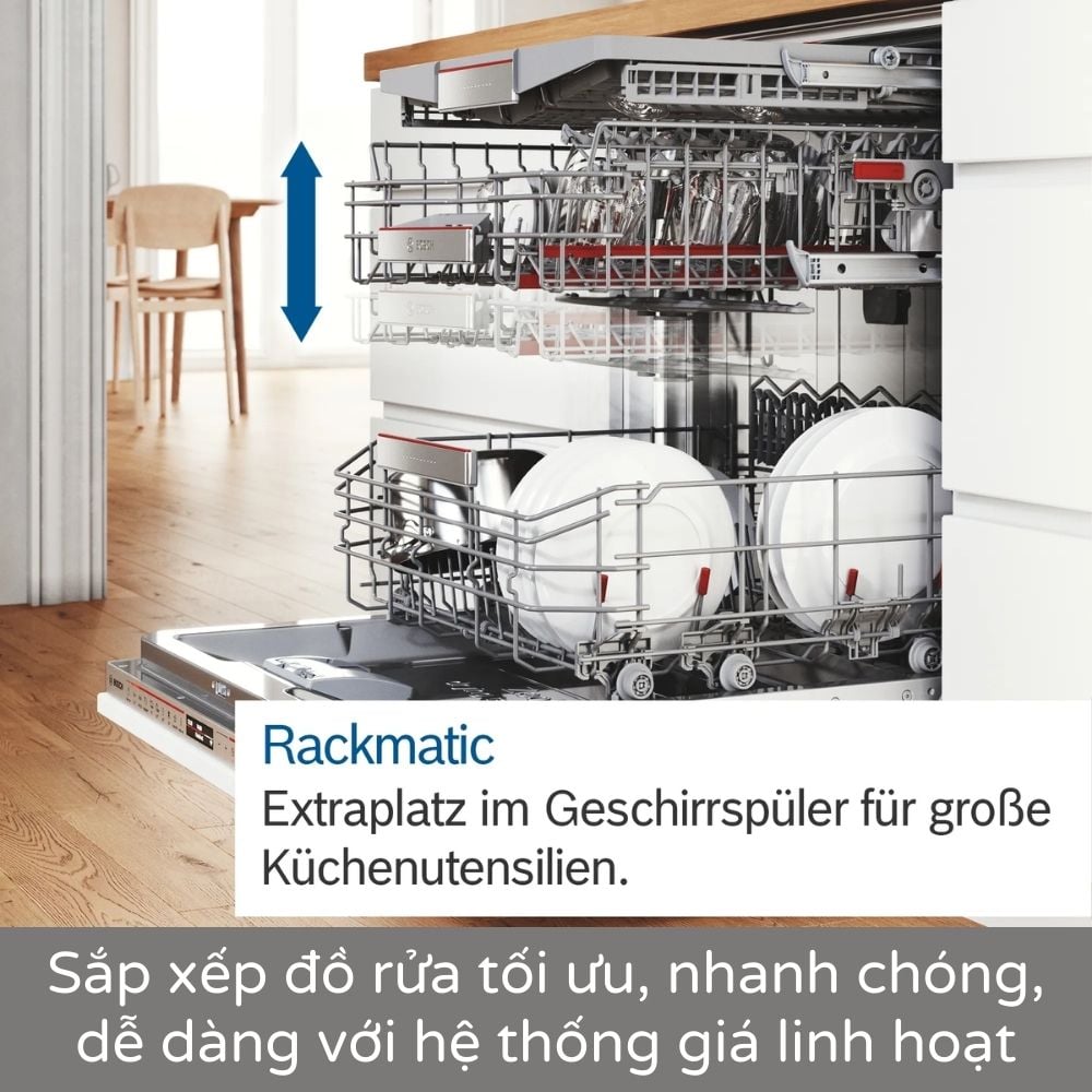 Máy rửa chén Bosch SMS46GI01P Độc Lập trong không gian sống