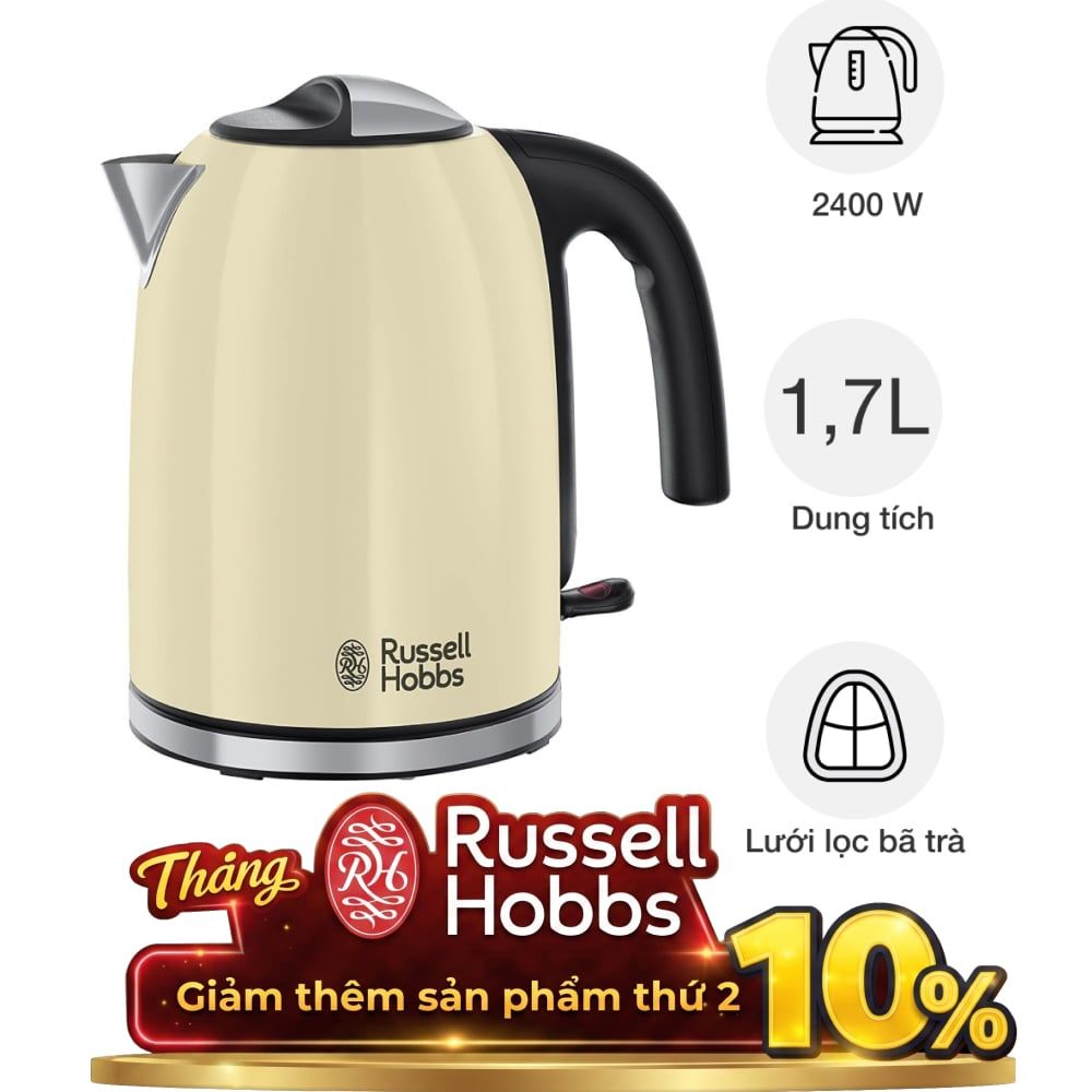 Ấm đun siêu tốc Russell Hobbs Colours Plus
