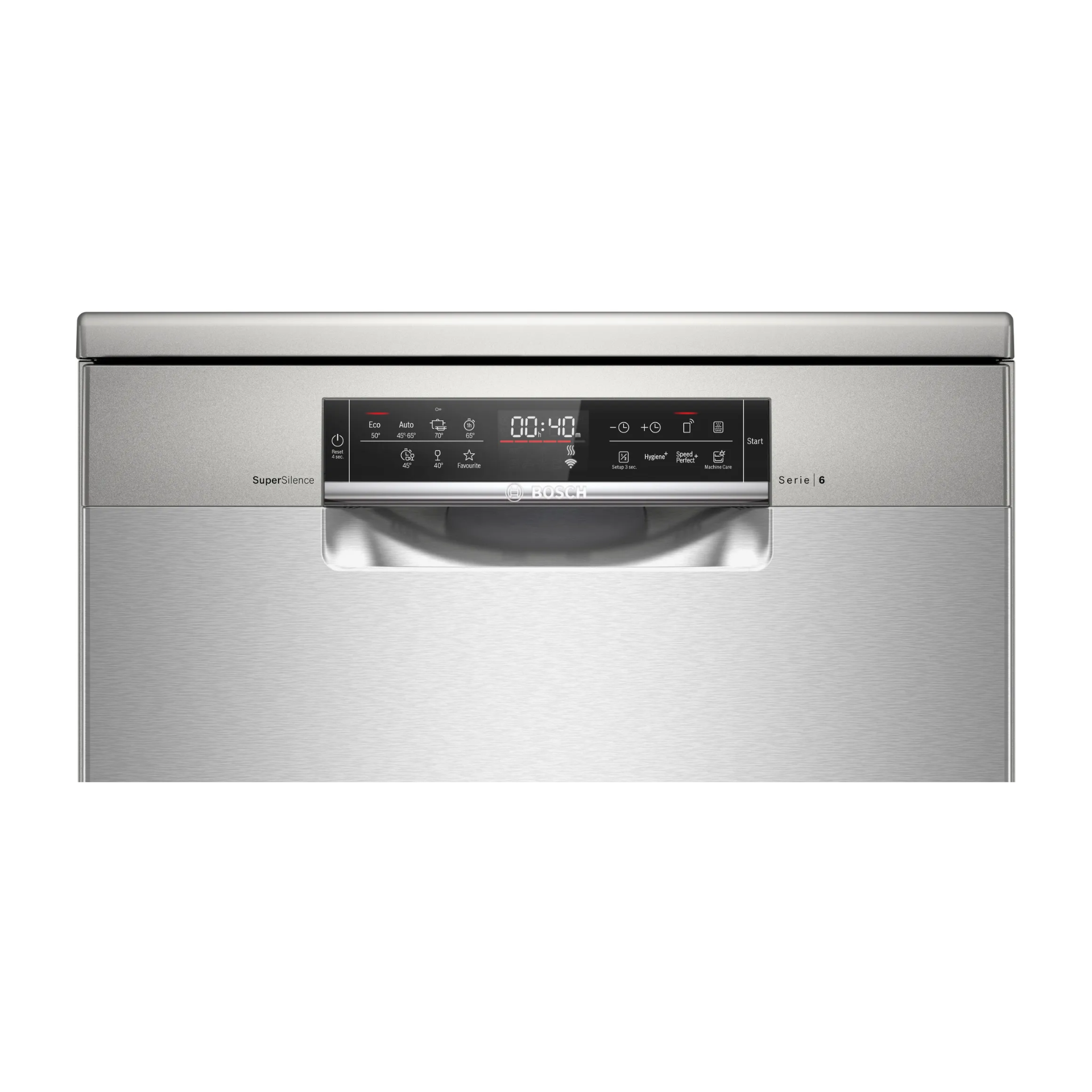 Máy rửa chén Bosch SMS6ZCI37Q độc lập Series 6 Inox Bạc trong không gian sống