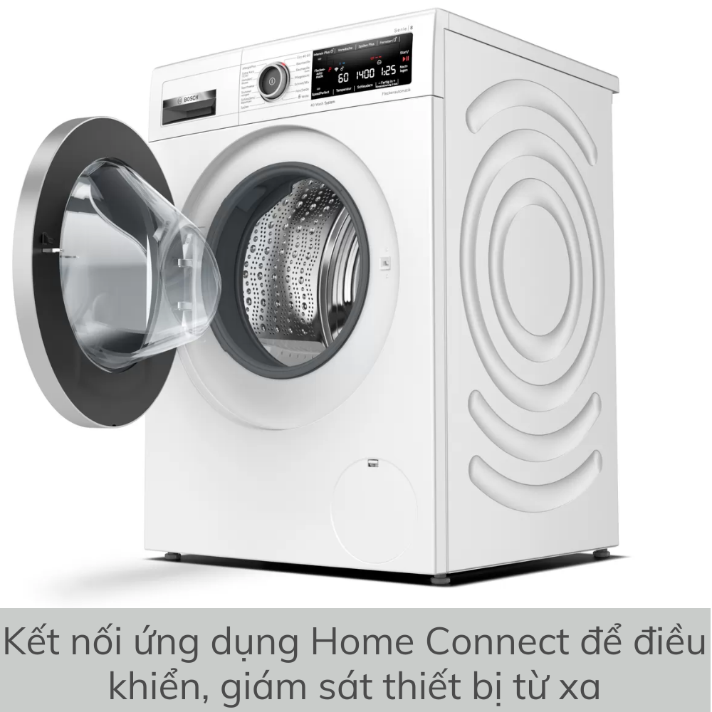 Máy giặt Bosch WAX28M42 Cửa Trước 9Kg Series 8 trong không gian sống