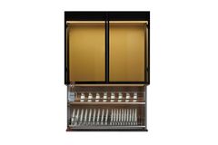 Giá bát đĩa nâng hạ điện thông minh nan Oval GrandX XL.90EM1