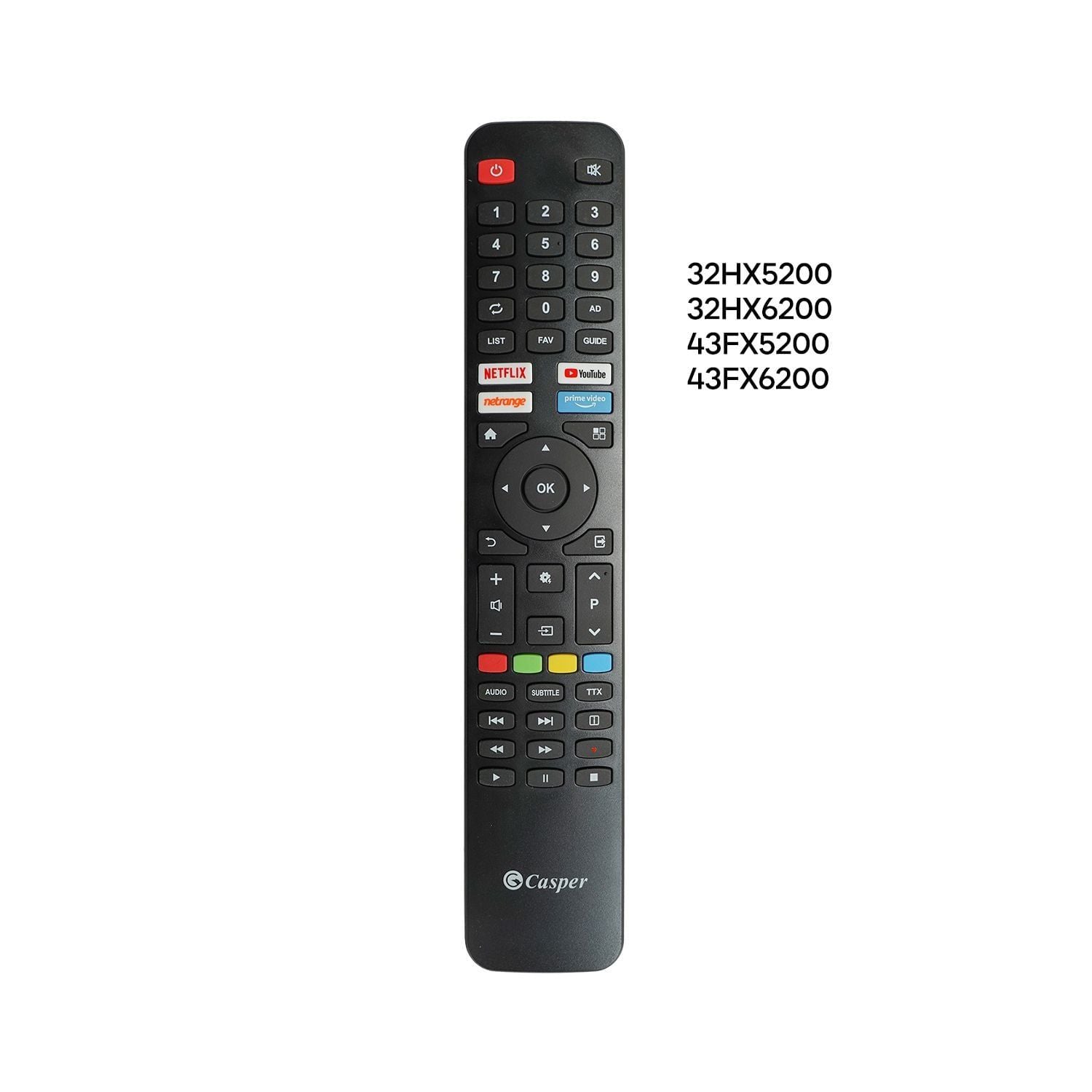 Điều khiển Tivi cho model 32HX5200/32HX6200/43FX5200/43FX6200