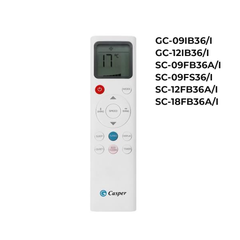 Điều khiển điều hoà GC-09IB36/I, GC-12IB36/I, SC-09FB36A/I, SC-09FS36/I, SC-12FB36A/I, SC-18FB36A/I