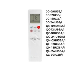 Điều khiển điều hoà JC-09IU36/I, JC-12IU36/I, JC-18IU36/I, JC-24IU36/I, QC-09IU36A/I, QC-12IU36A/I, QC-18IU36A/I,... (mã 13222041001264) ảnh 2
