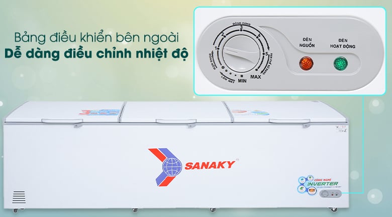Tủ đông Sanaky Inverter 1143.5 lít VH-1399HY3 – ảnh 6