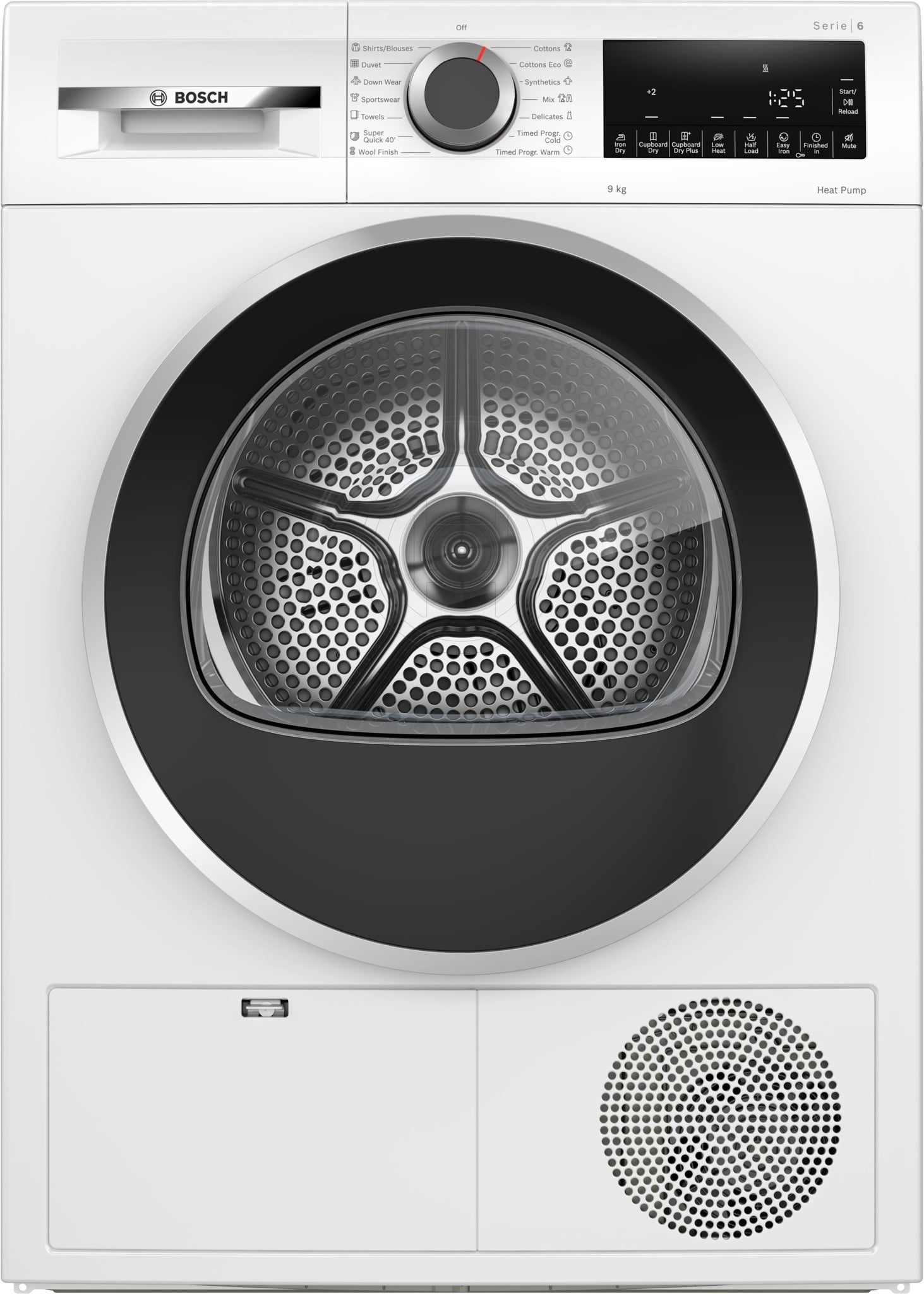 Máy sấy bơm nhiệt Bosch WQG24200SG 9kg Serie 6