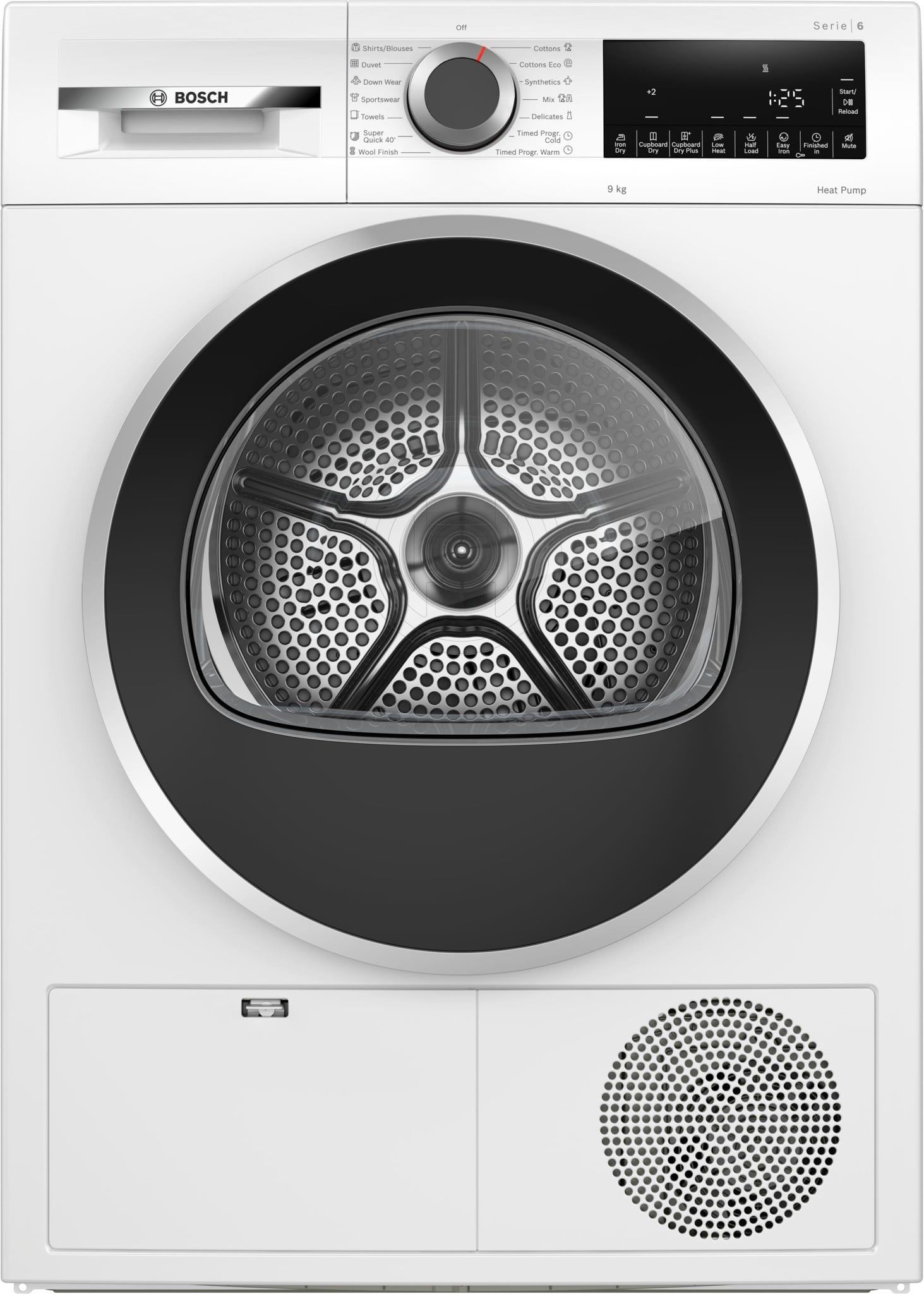 Máy sấy bơm nhiệt Bosch WQG24200SG 9kg Serie 6