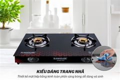 Bếp gas dương kính 2 lò Sunhouse SHB201MT ảnh 3