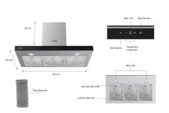 MÁY HÚT MÙI CAO CẤP CHỮ “t” SUNHOUSE MAMA MMB6817-90 ảnh 8
