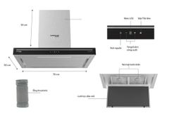 MÁY HÚT MÙI CAO CẤP CHỮ “t” SUNHOUSE MAMA MMB6816-70 ảnh 2