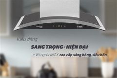 MÁY HÚT MÙI cao cấp KÍNH CONG SUNHOUSE MAMA MMB6682-70 Máy hút mùi kính cong SUNHOUSE MAMA MMB6682-70 ảnh 2
