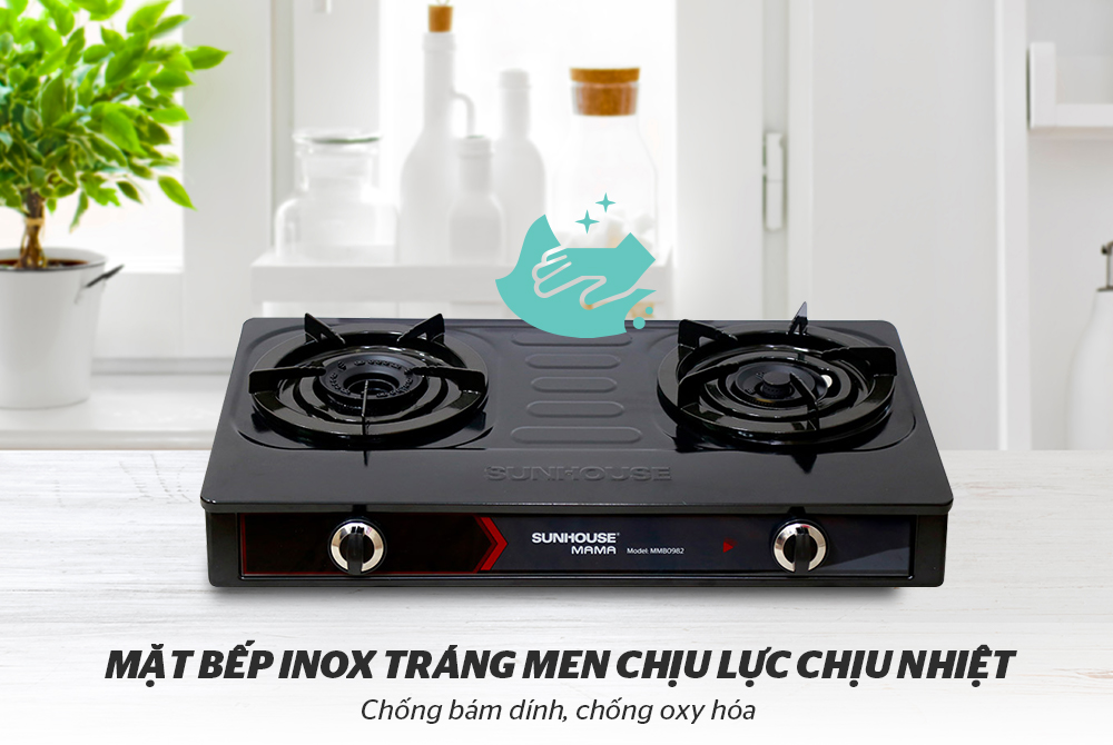 Bếp gas dương mặt men Sunhouse Mama MMB0982 – ảnh 8