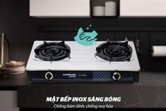 Bếp gas dương mặt inox Sunhouse Mama MMB0981 ảnh 2