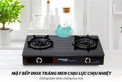 Bếp gas dương mặt men Sunhouse Mama MMB0982 ảnh 2